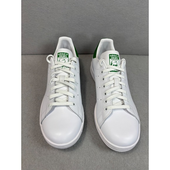 NWOB Authentic ADIDAS STAN SMITH White/Green Leather Men's 8 M - Picture 4 of 7